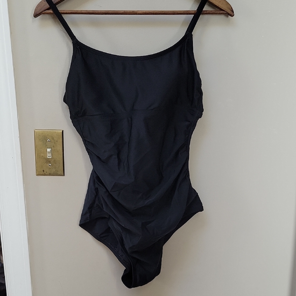 Black One-Piece Swimsuit